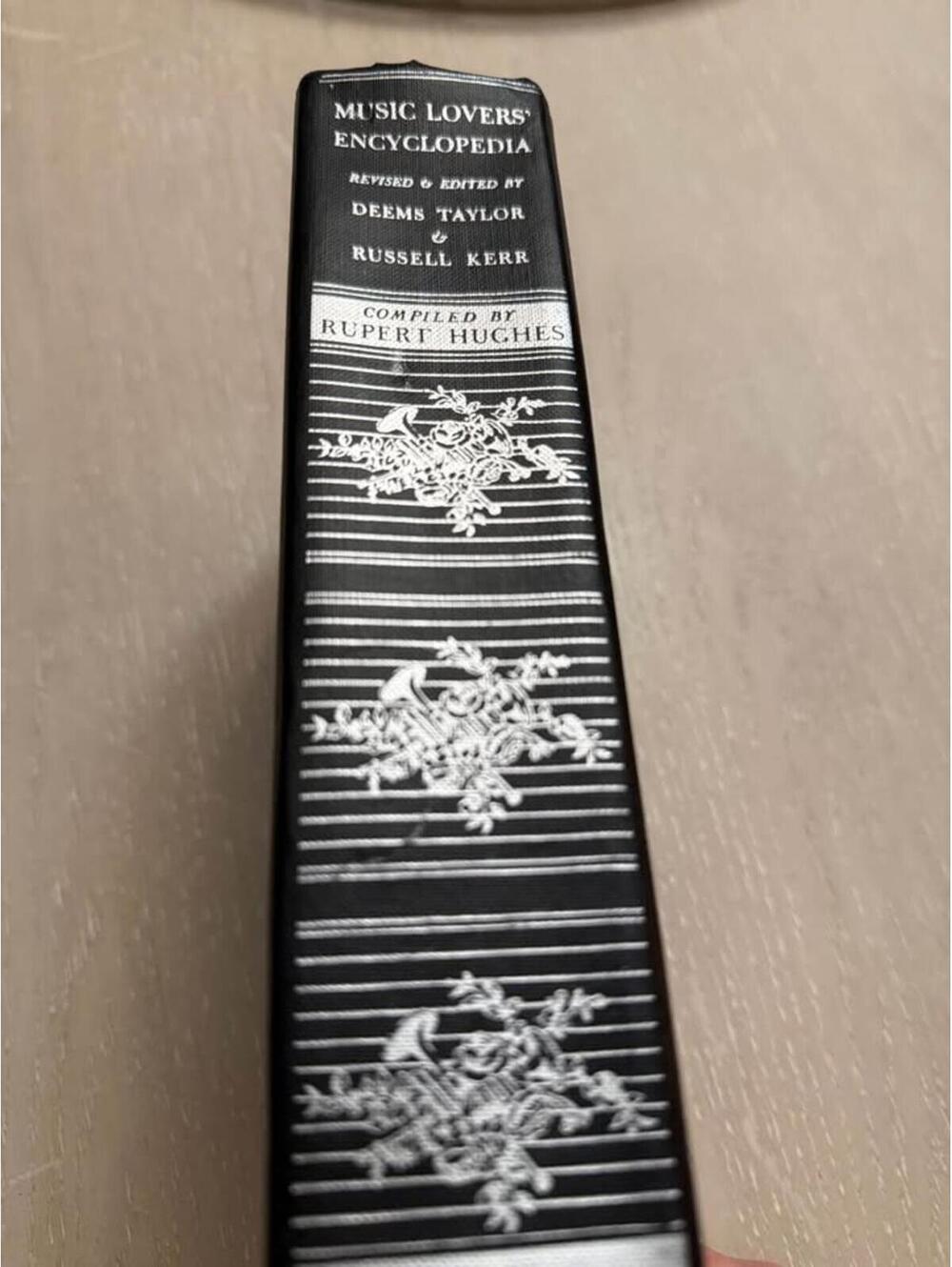 Vintage Music Lovers' Encyclopedia Hardcover 1954 Taylor & Kerr Edition Hughes